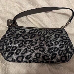 Coach Metallic Leopard print wristlet